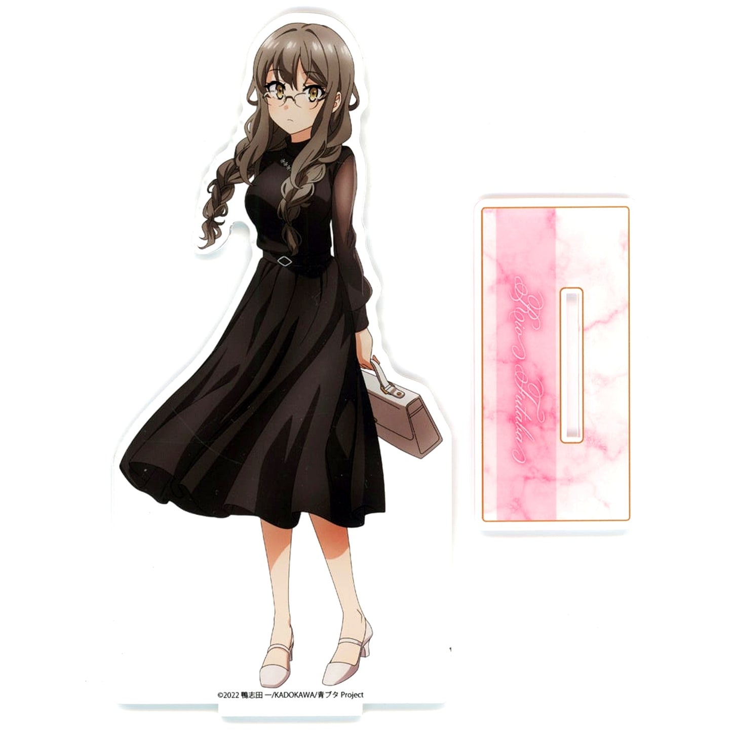 Rio Futaba Chic Dress Ver. Rascal Does Not Dream of Bunny Girl Senpai 5th Anniv Shop Huge Acrylic Stand [USED]
