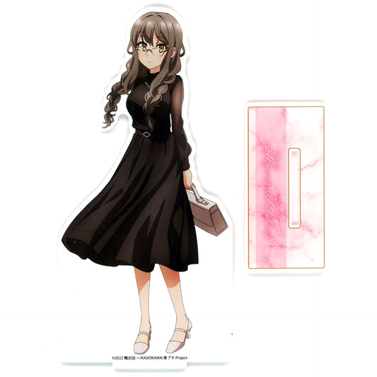 Rio Futaba Chic Dress Ver. Rascal Does Not Dream of Bunny Girl Senpai 5th Anniv Shop Huge Acrylic Stand [USED]