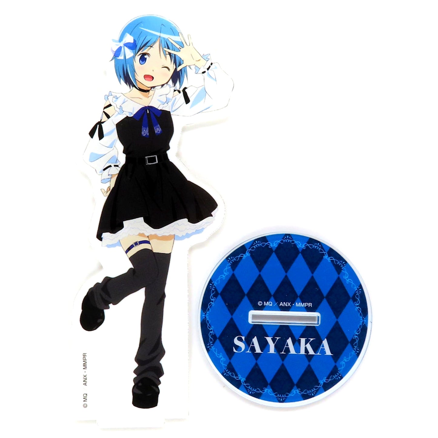 Sayaka Miki Gothic Dress Ver. Puella Magi Madoka Magica the Movie Rebellion x Don Quijote Illustration BIG Acrylic Stand [USED]