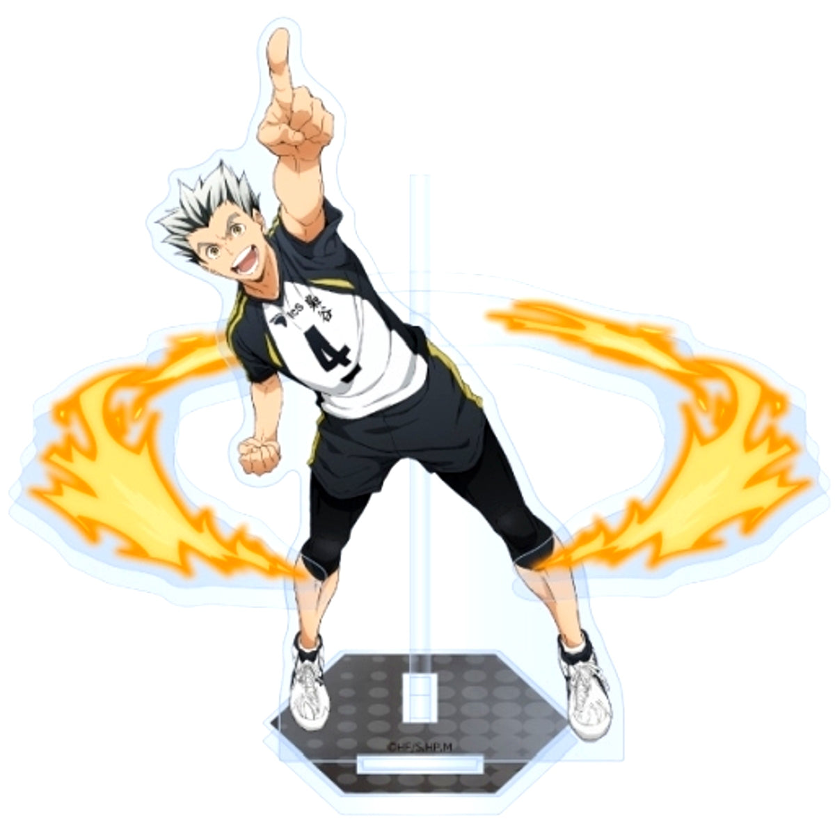Kotaro Bokuto Uniform Ver. Haikyu!! Effect Acrylic Figure [USED]