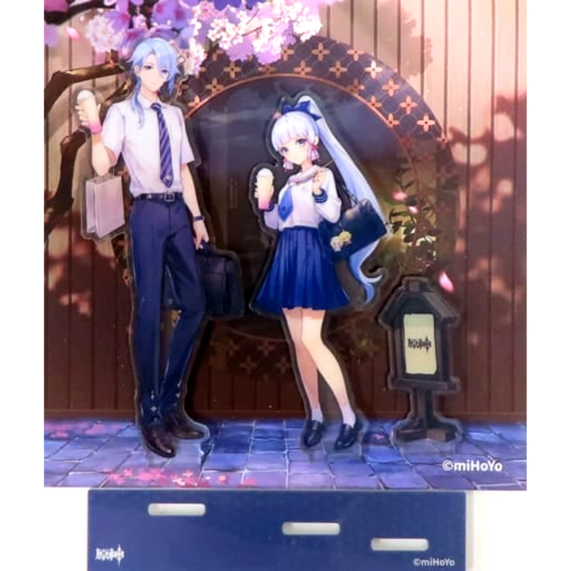 Kamisato Ayaka & Kamisato Ayato Genshin Impact Acrylic Stand Set Genshin x HEYTEA China limited [USED]