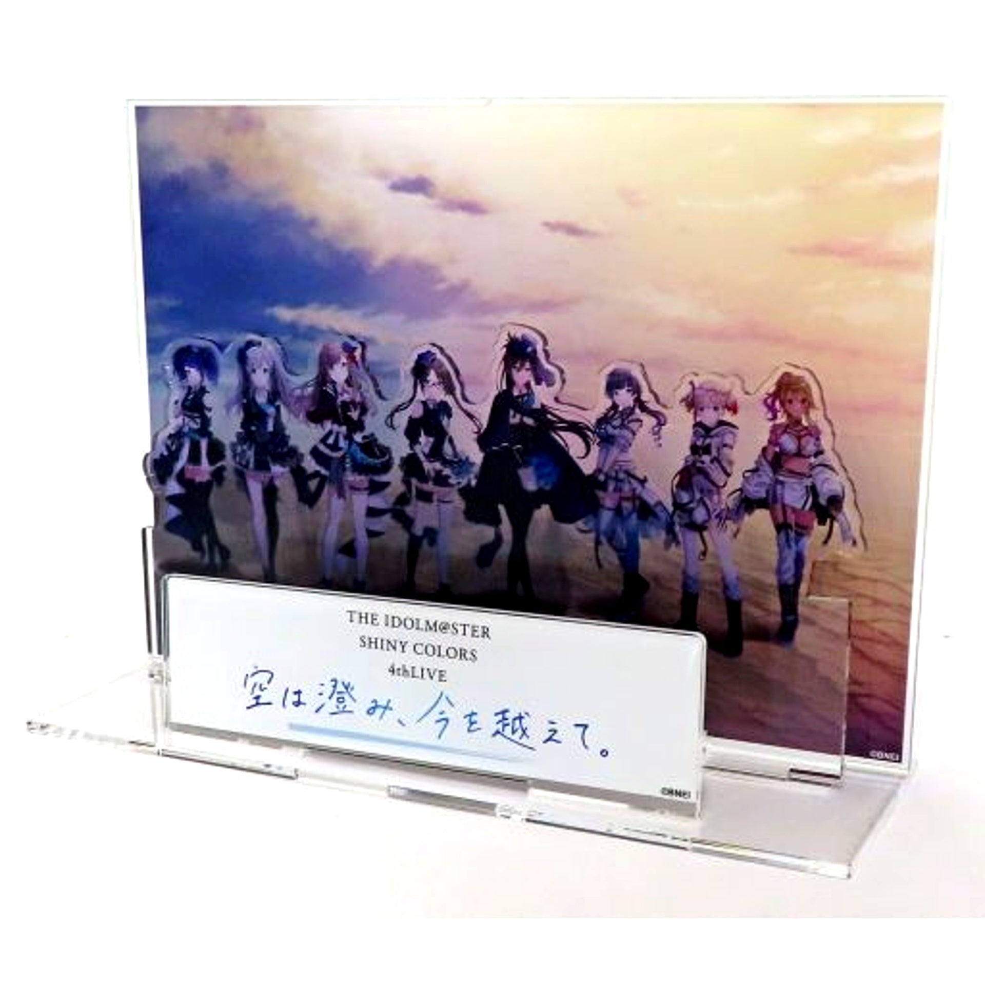 Group A THE IDOLM@STER SHINY COLORS Official Acrylic Diorama Stand 4thLIVE Sora wa Sumi Ima o Koete [USED]