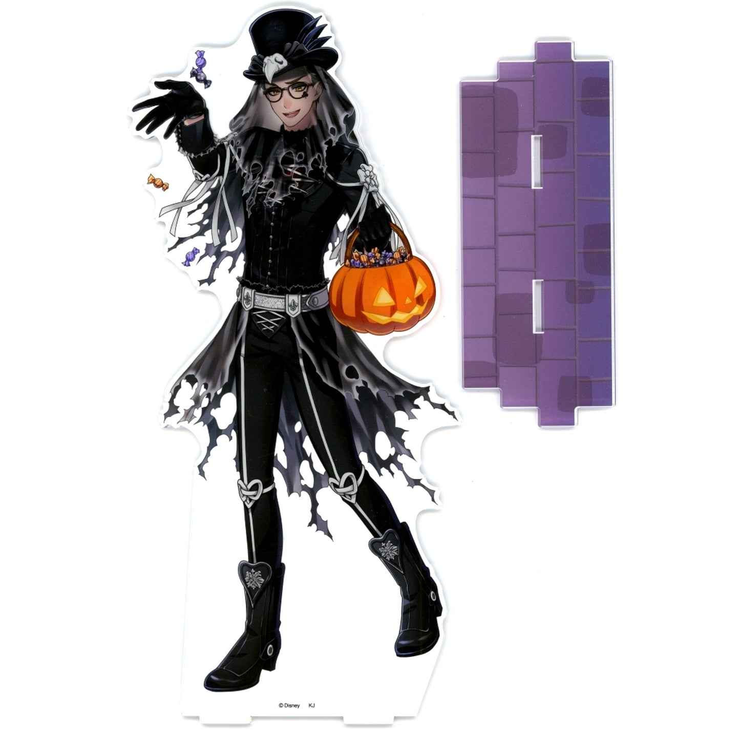 Trey Clover BIG Acrylic Stand Scary Dress Disney Twisted-Wonderland Pop-up Store PickUP Rankin Shibuya [USED]