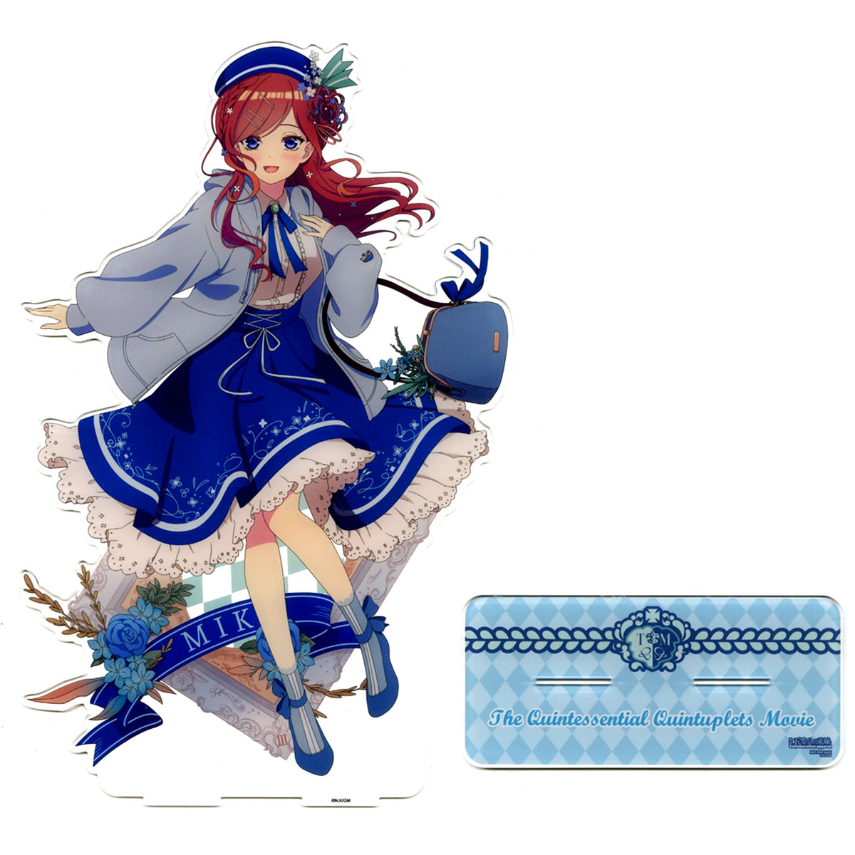 Miku Nakano The Quintessential Quintuplets Movie x UNDER GROUND CIRCUS 4th Zip Hoodie Purchase Bonus BIG Acrylic Stand [USED]