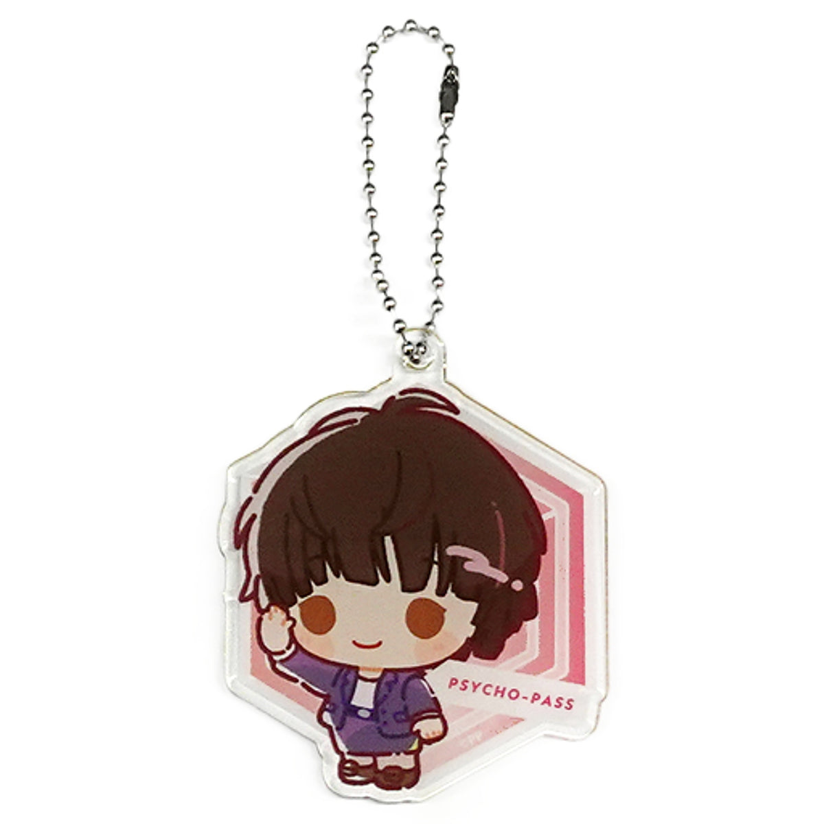 Psycho-Pass Akane Tsunemori Magnet Gacha 10th Anniversary Mini Character Acrylic Keychain Prize C Keychains [USED]