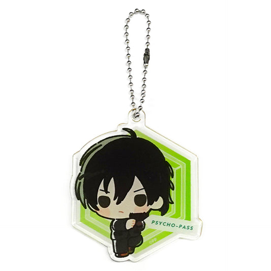 Nobuchika Ginoza Psycho-Pass Magnet Gacha 10th Anniversary Mini Character Acrylic Keychain Prize C [USED]