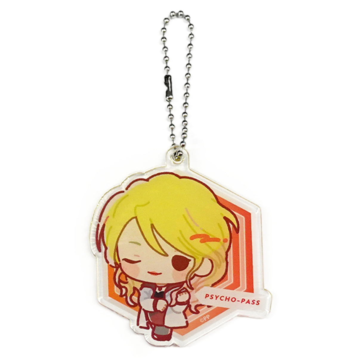 Shion Karanomori Psycho-Pass Magnet Gacha 10th Anniversary Mini Character Acrylic Keychain Prize C [USED]