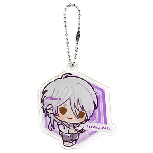 Psycho-Pass Shogo Makishima Magnet Gacha 10th Anniversary Mini Character Acrylic Keychain Prize C Keychains [USED]