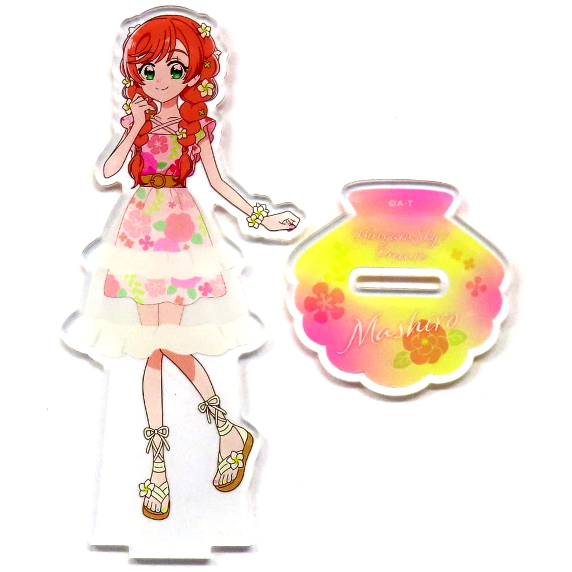 Mashiro Nijigaoka Soaring Sky! Pretty Cure Beach Vacation Acrylic Stand Pretty Store Limited [USED]