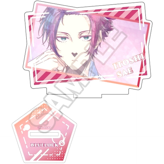 Sae Itoshi Jewel Flash Acrylic Stand Blue Lock [USED]