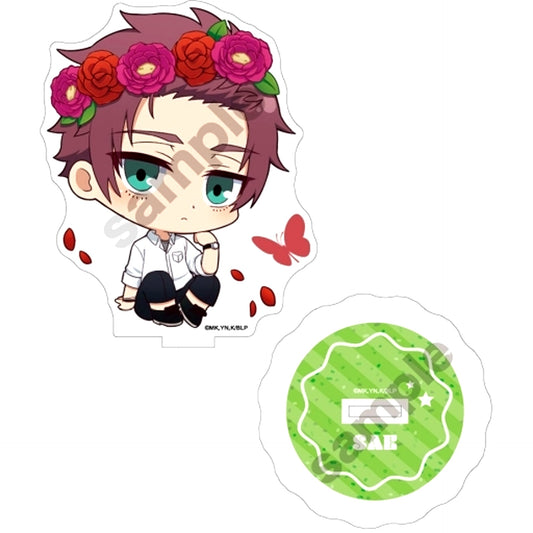 Sae Itoshi Chibitts Flower Crown Acrylic Stand Blue Lock [USED]