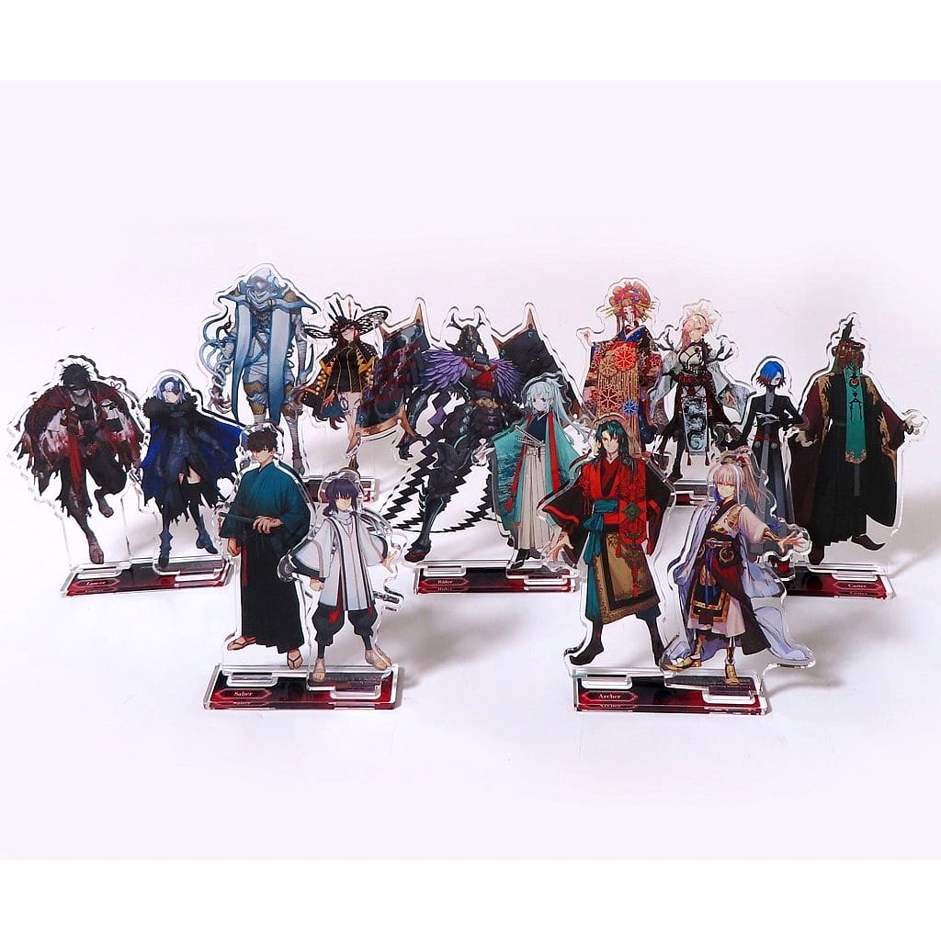 Fate/Samurai Remnant Iori Miyamoto & Others All 7 Types Set Trading Acrylic Keychain Tokyo Game Show 2023 Limited Acrylic Stands [USED]