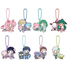 Sailor Moon Cosmos X Sanrio Characters Eternal Sailor Uranus & Others Rubber Mascot 2 All 8 Types Set Keychains [USED]