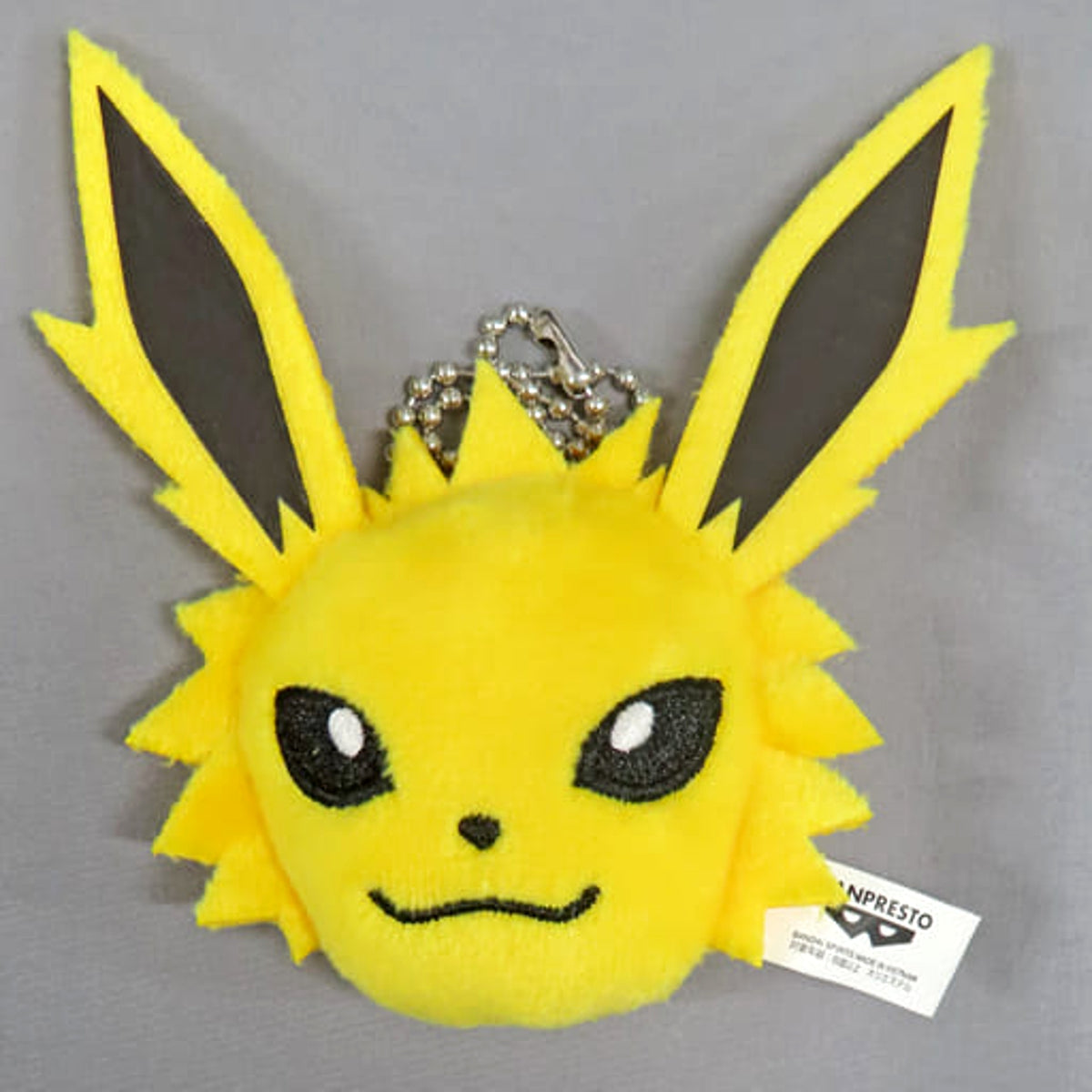 Pokemon Jolteon Eevee Friends Vol.1 Face Plush Toy with Ball Chain Plush [USED]