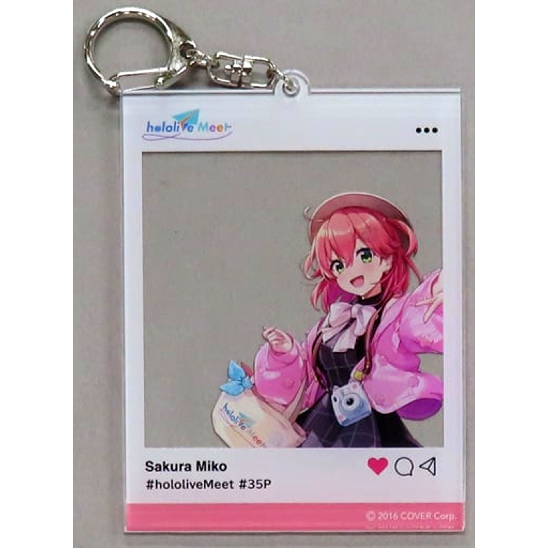 Sakura Miko Hololive SNS Style Acrylic Keychain hololive Meet 2023 [USED]