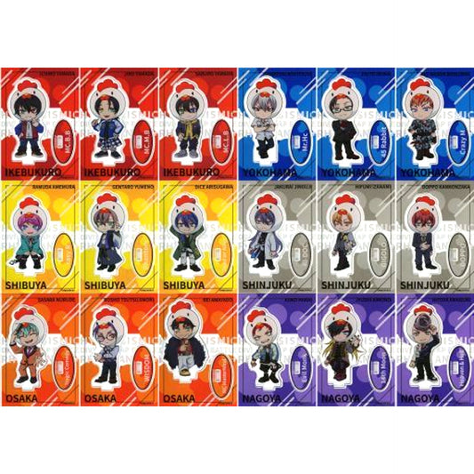 Set of 18 Hypnosis Mic Division Rap Battle Rhyme Anima + x Lawson Mini Acrylic Stand [USED]