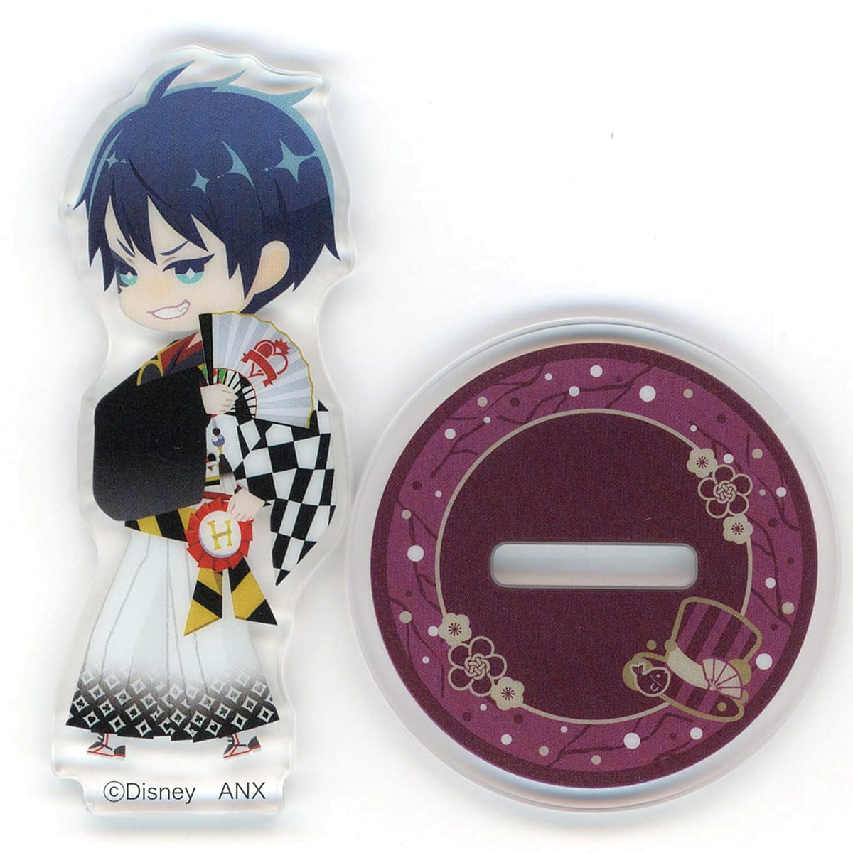 Disney Twisted-Wonderland Exhibition A World Born from Villains Deuce Spade Mini Acrylic Stand Collection Event Outfit ver. vol. 2 Acrylic Stands [USED]