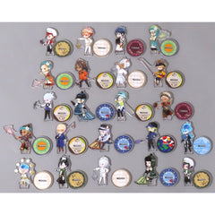 Disney: Twisted-Wonderland Riddle Rosehearts & Others All 22 Types Set Mini Acrylic Stand Collection Event Costume Ver. Vol.2 Twisted Wonderland Exhibition World Born From Villains Limited Acrylic Stands [USED]
