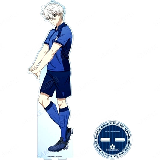 Seishiro Nagi Preparing Before the Match Ver. Illustration Extra Large Acrylic Stand Blue Lock [USED]