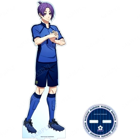 Reo Mikage Preparing Before the Match Ver. Illustration Extra Large Acrylic Stand Blue Lock [USED]