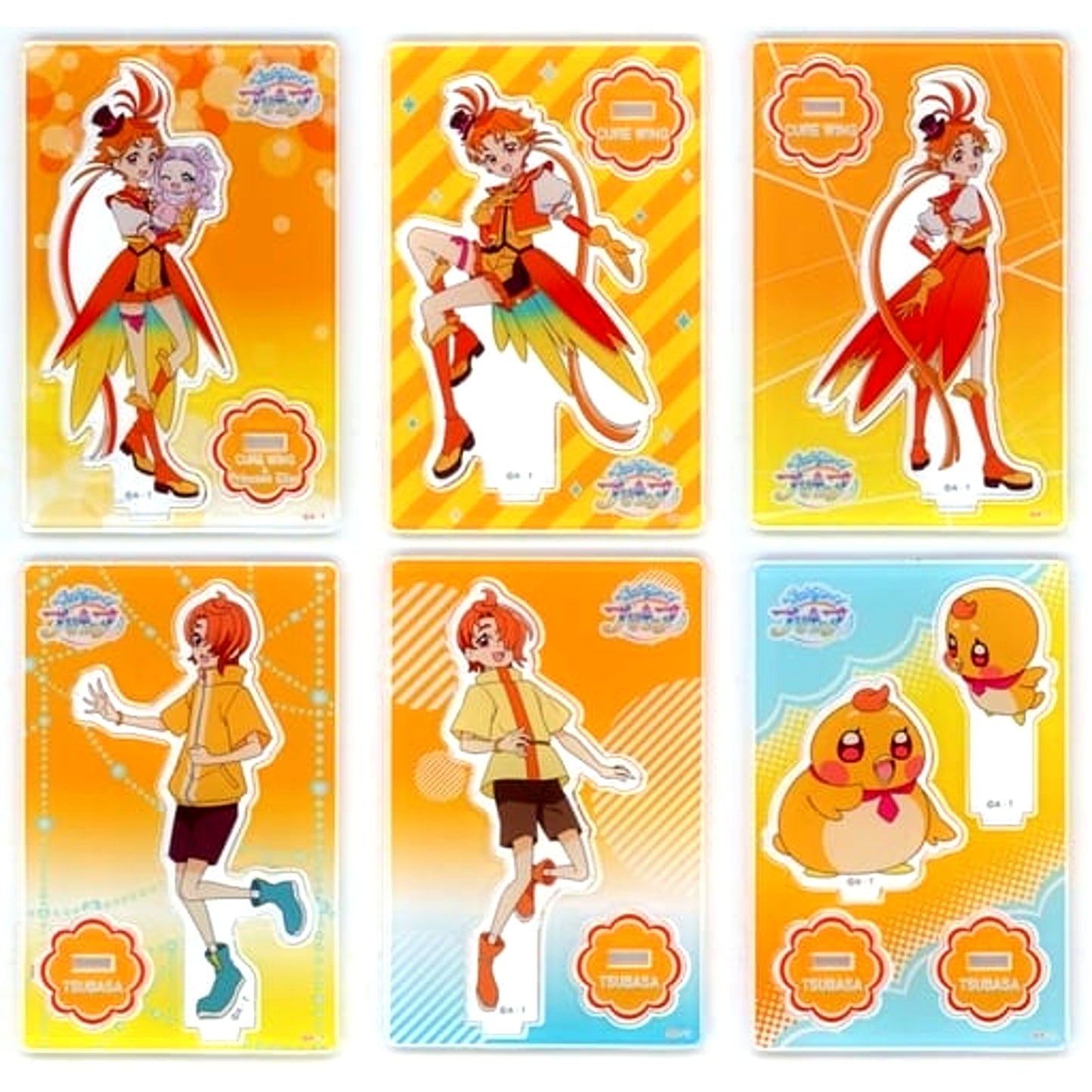 Soaring Sky! Pretty Cure Mini Acrylic Stand Vol.3 Set of 6 [USED]