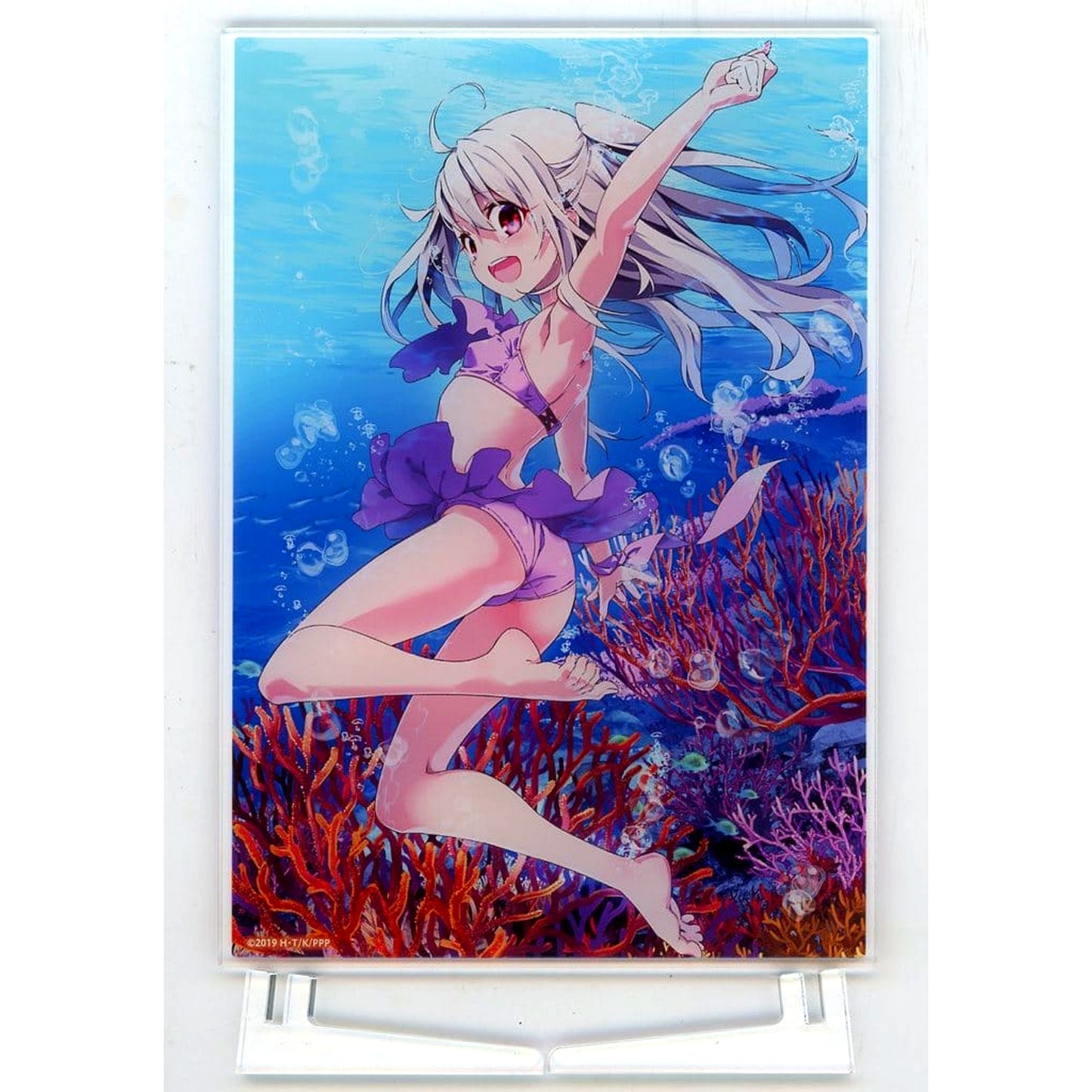 Illyasviel von Einzbern Fate/kaleid liner Prisma Illya Kujibikido TV Anime 10th Anniversary Lottery Seite: Mond Type D Acrylic Panel Prize C-8 [USED]