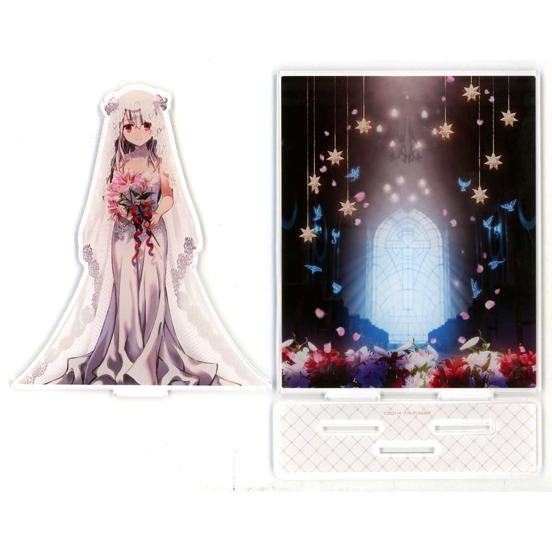 Illyasviel von Einzbern Fate/kaleid liner Prisma Illya Kujibikido TV Anime 10th Anniversary Lottery Seite: Mond Type F Acrylic Stand Prize C-10 [USED]