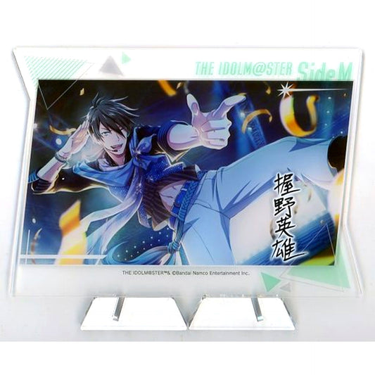Hideo Akuno Words I Want to Convey to You SSR+ THE IDOLM@STER SideM Acrylic Stand Official Shop Ltd Lottery Prize A [USED]