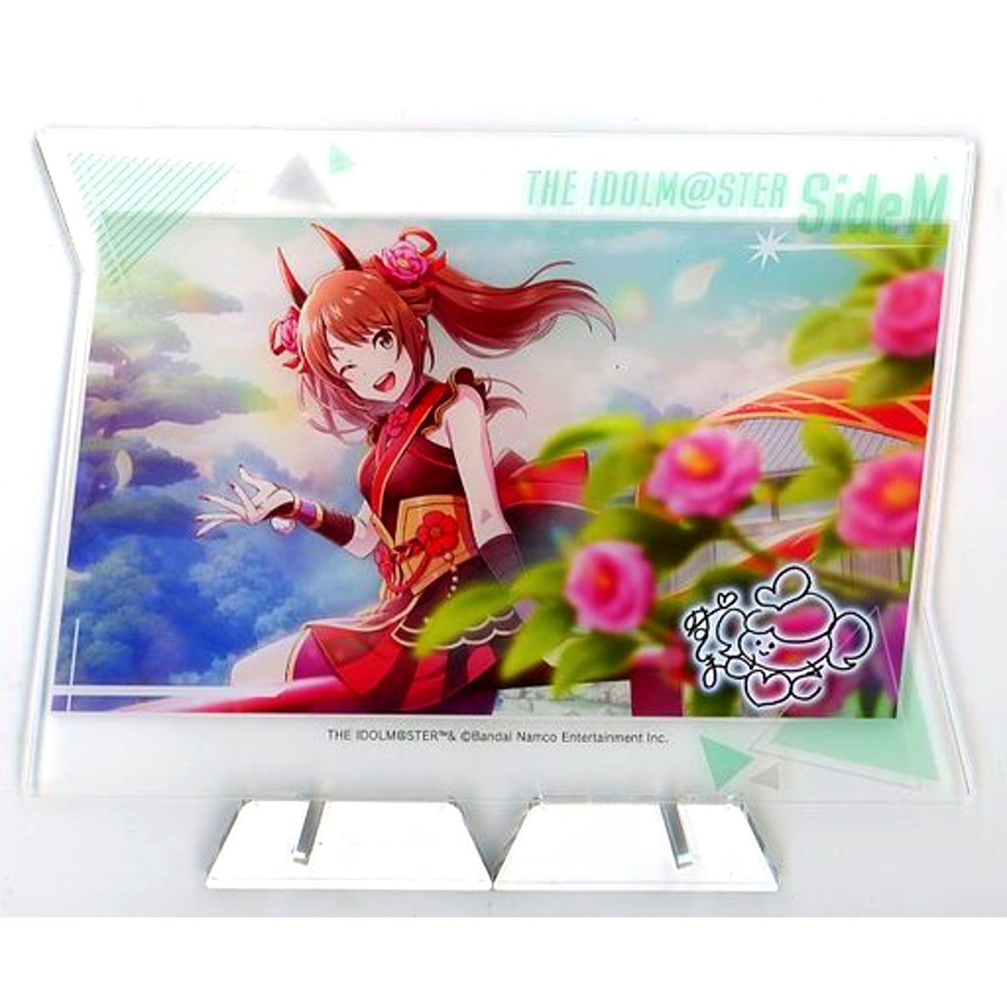 Saki Mizushima Hair Fluttering in the Clear Winter Sky SSR+ THE IDOLM@STER SideM Acrylic Stand Official Shop Ltd Lottery Prize A [USED]