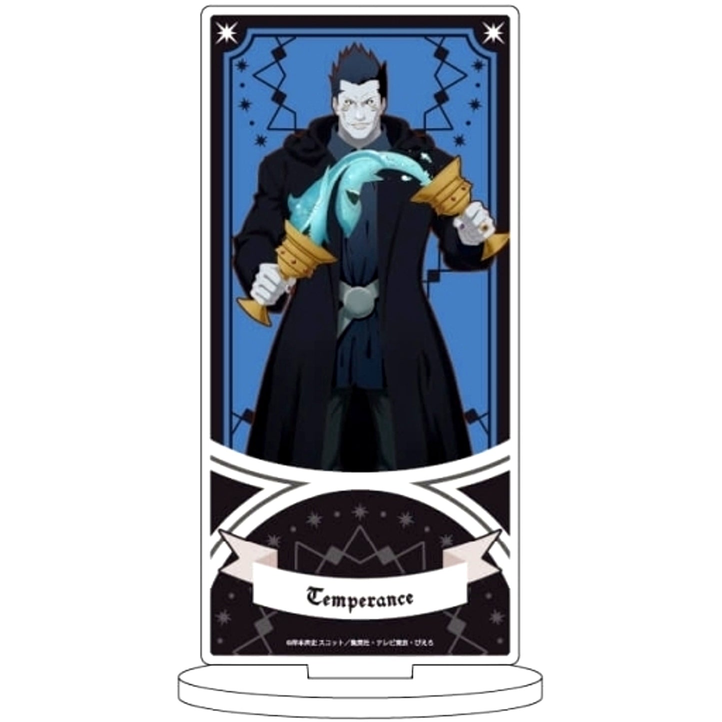 Kisame Hoshigaki Tarot Ver. Illustration Naruto Shippuden Character Acrylic Figure Pop Up Store [USED]