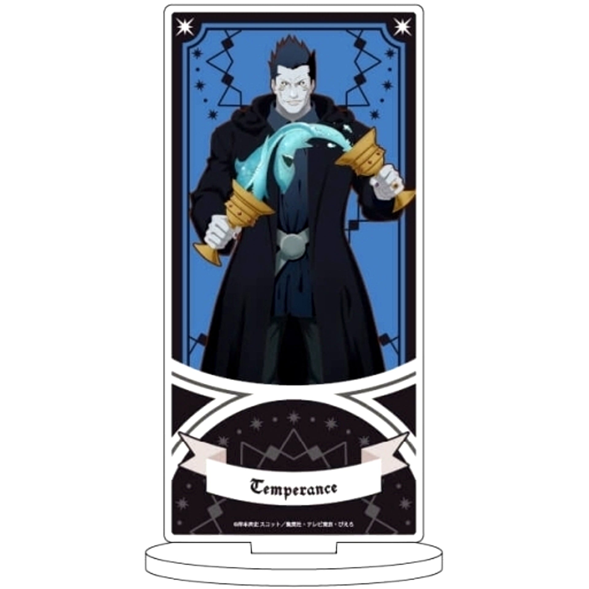 Kisame Hoshigaki Tarot Ver. Illustration Naruto Shippuden Character Acrylic Figure Pop Up Store [USED]