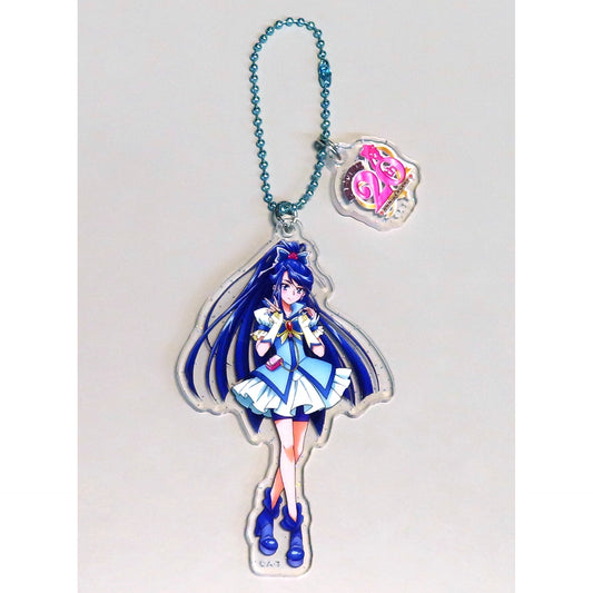 10. Cure Aqua 20th Anniversary Glitter Acrylic Keychain Pretty Cure Series Pretty Store Ltd [USED]