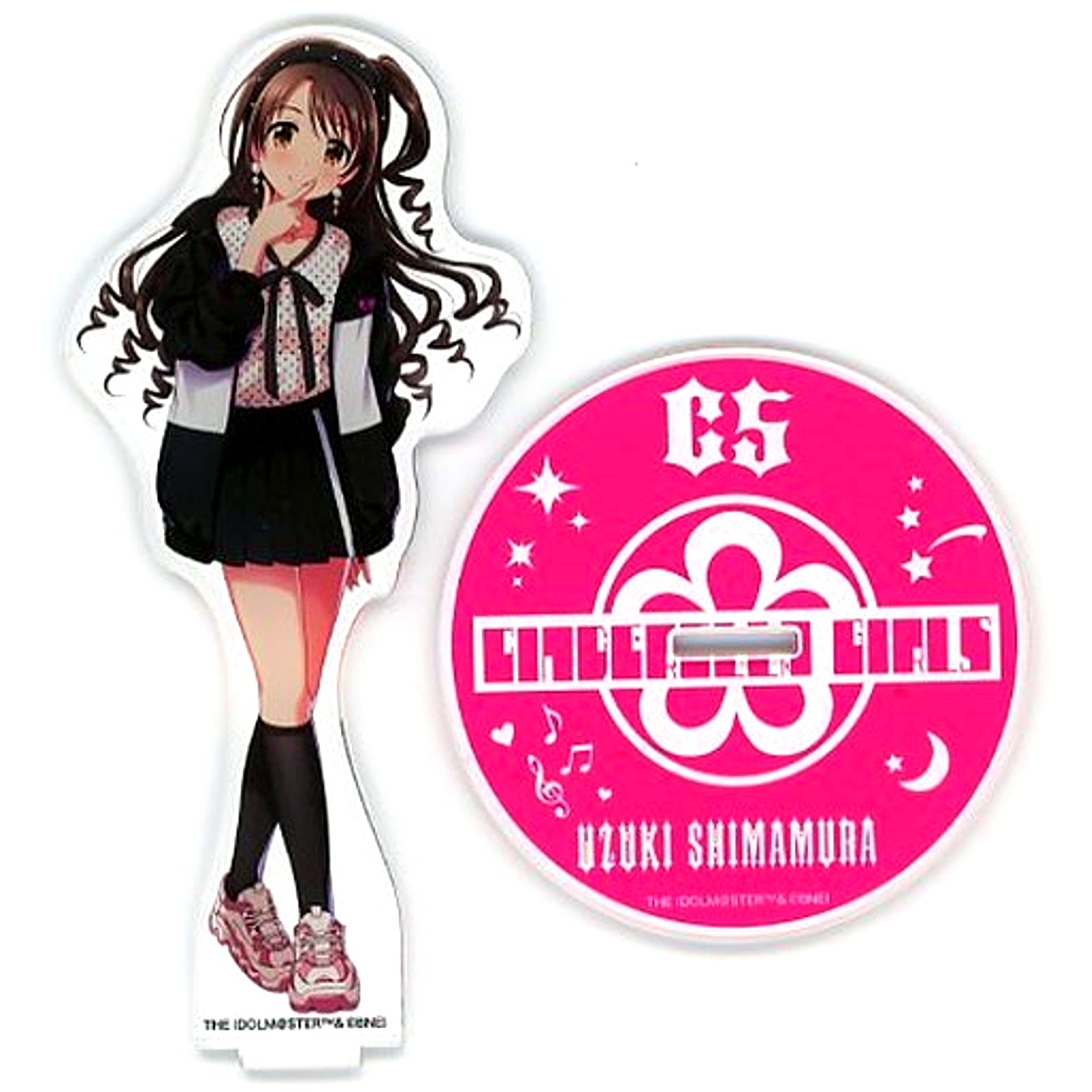 Uzuki Shimamura THE IDOLM@STER CINDERELLA GIRLS x R4G Drawn BIG Acrylic Stand [USED]