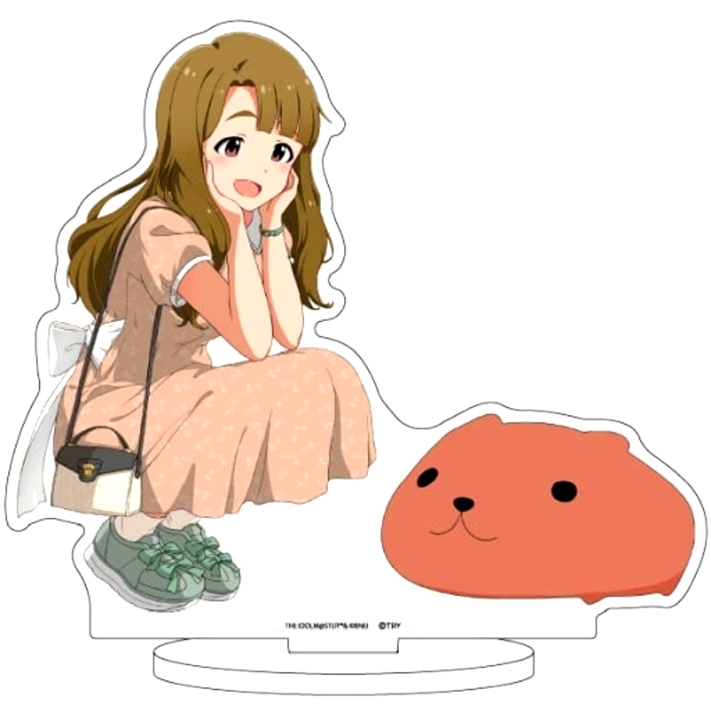 01. Miya Miyao & Kapibarasan The Idolmaster Million Live! x Kapibarasan Illustration Character Acrylic Figure [USED]