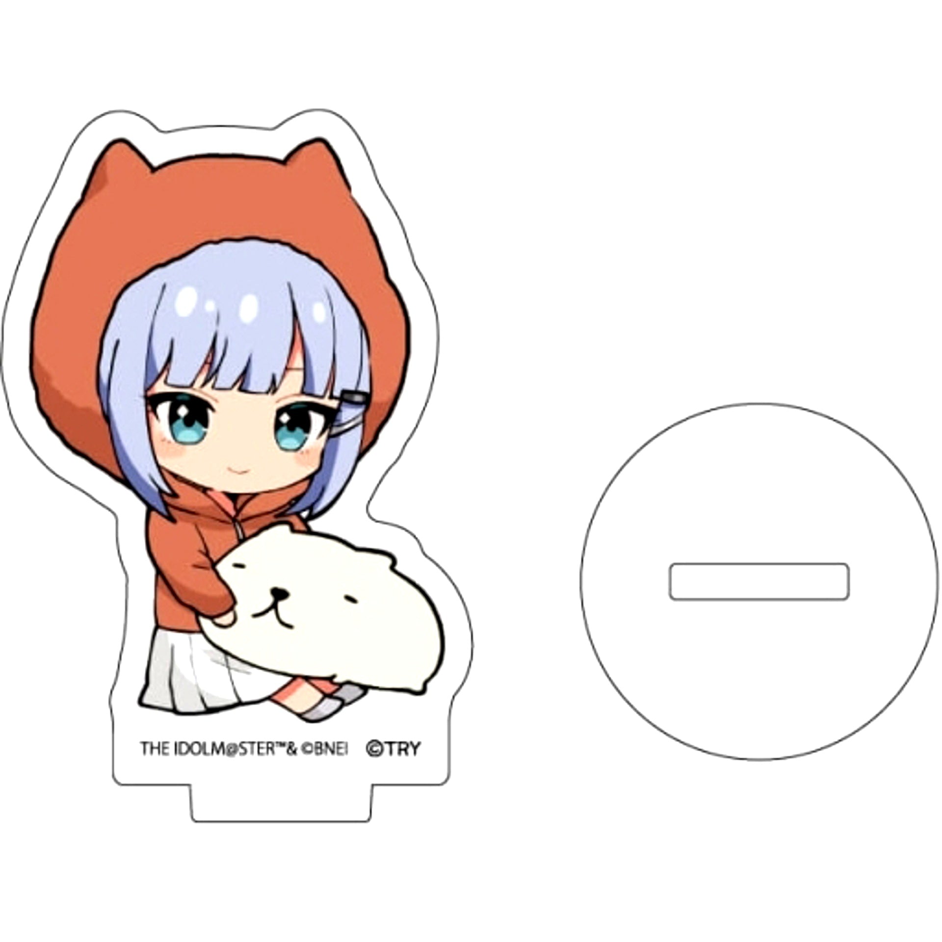 Tsumugi Shiraishi Idolmaster Million Live! Acrylic Petit Stand 01. Mini Character Illustration x Kapibarasan [USED]