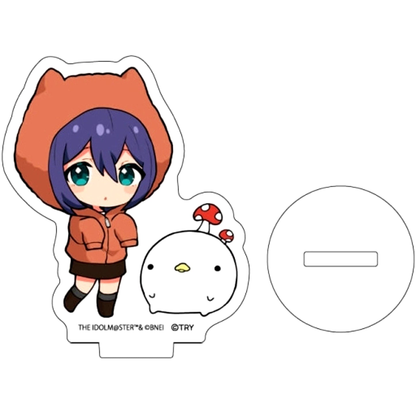 Anna Mochizuki 01. Mini Character Illustration The Idolmaster Million Live! x Kapibarasan Acrylic Petit Stand [USED]