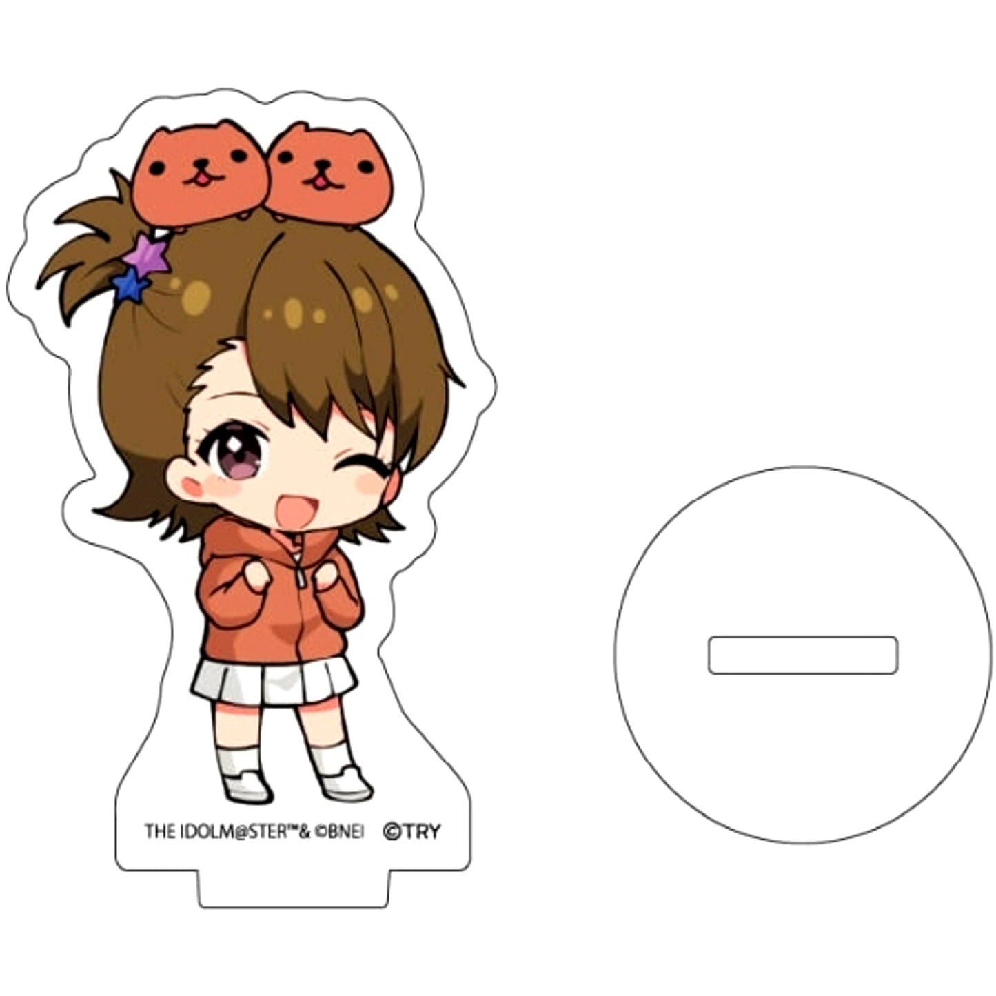 Ami Futami Idolmaster Million Live! x Kapibarasan Acrylic Petit Stand 01. Mini Character Illustration [USED]