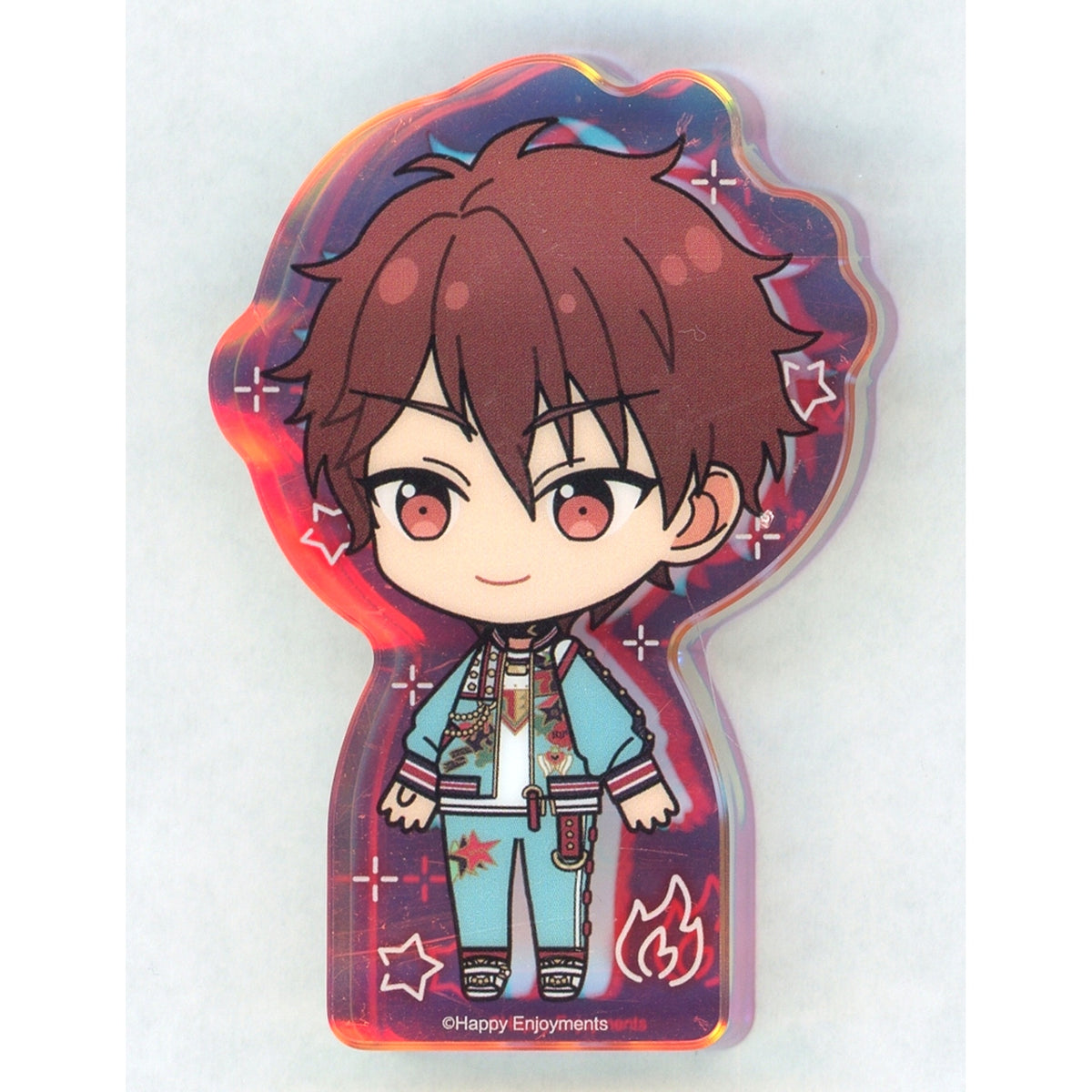 Chiaki Morisawa Ensemble Stars!! Acrylic Mini Figure Block China 7th Anniversary [USED]