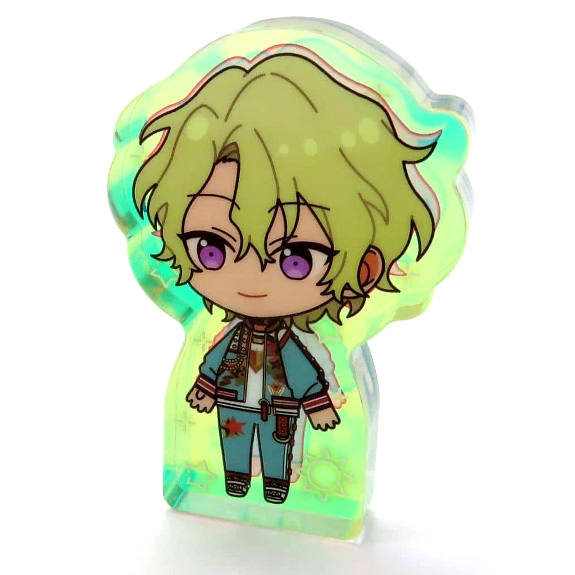 Hiyori Tomoe Ensemble Stars!! China 7th Anniversary Acrylic Mini Figure Acrylic Block [USED]