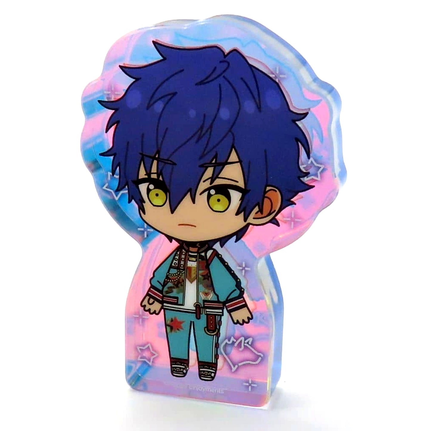 Jun Sazanami Ensemble Stars!! China 7th Anniversary Acrylic Mini Figure Acrylic Block [USED]