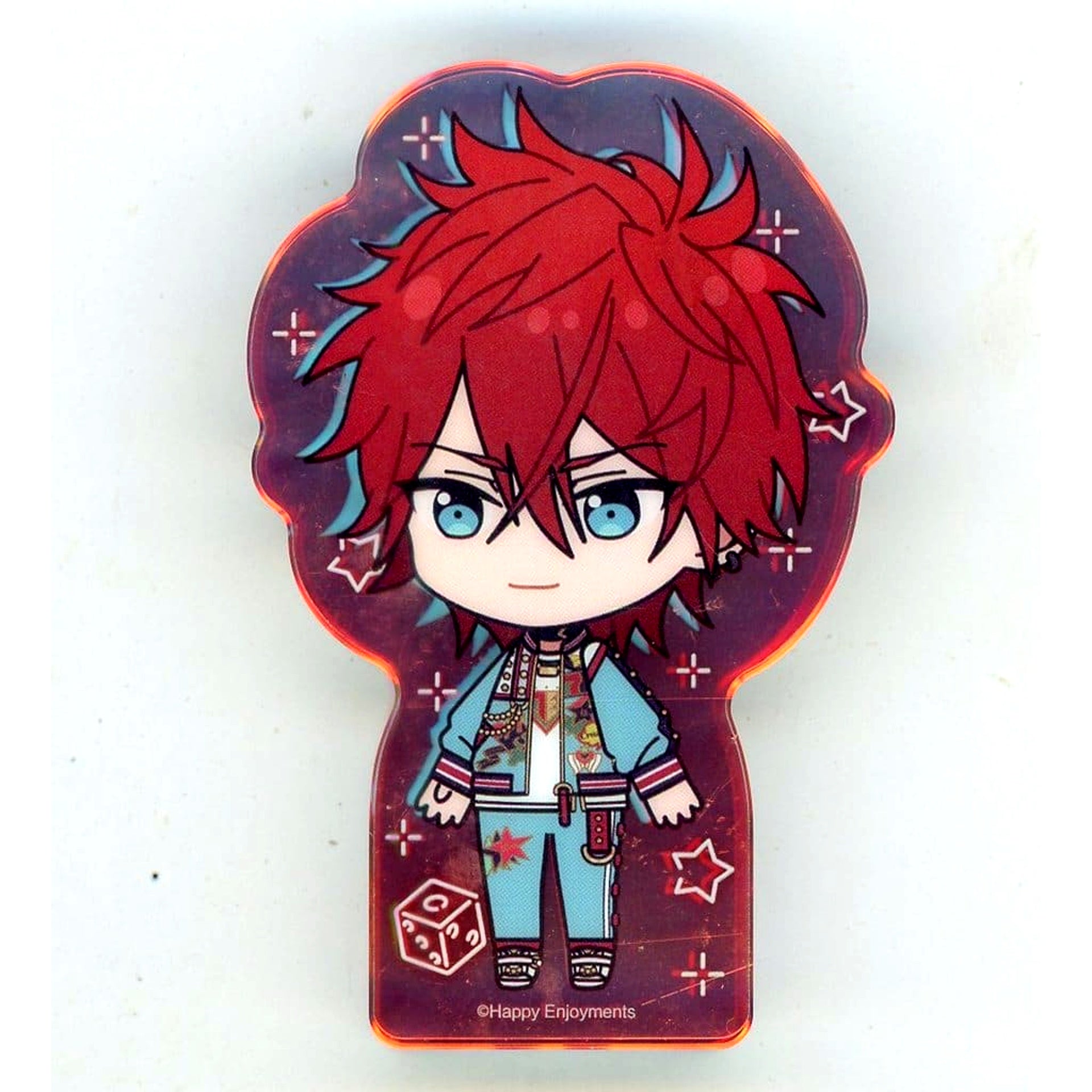 Rinne Amagi Ensemble Stars!! Acrylic Mini Figure / Acrylic Block China 7th Anniversary Commemorative Goods [USED]