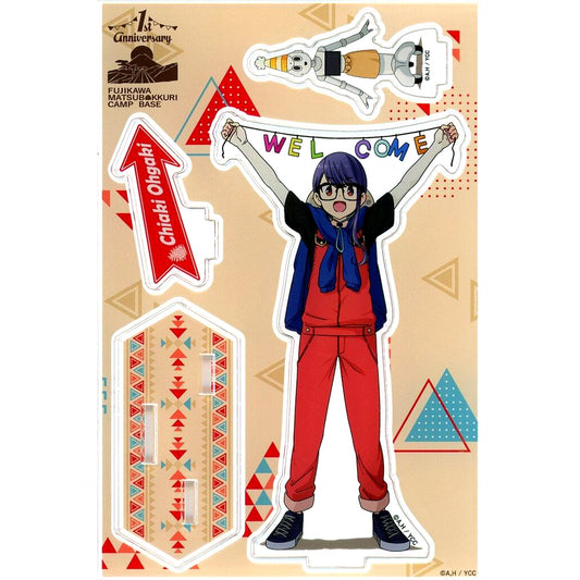 Chiaki Oogaki Pinecone Campsite 1st Anniversary Laid-Back Camp The Movie Special Event 1st Anniv Thanksgiving Ichinendayo Acrylic Stand [USED]