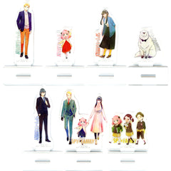 SPY x FAMILY Loid Forger & Others All 7 Types Set Ichiban Kuji Embark on a Mission Acrylic Stand Prize G Acrylic Stands [USED]