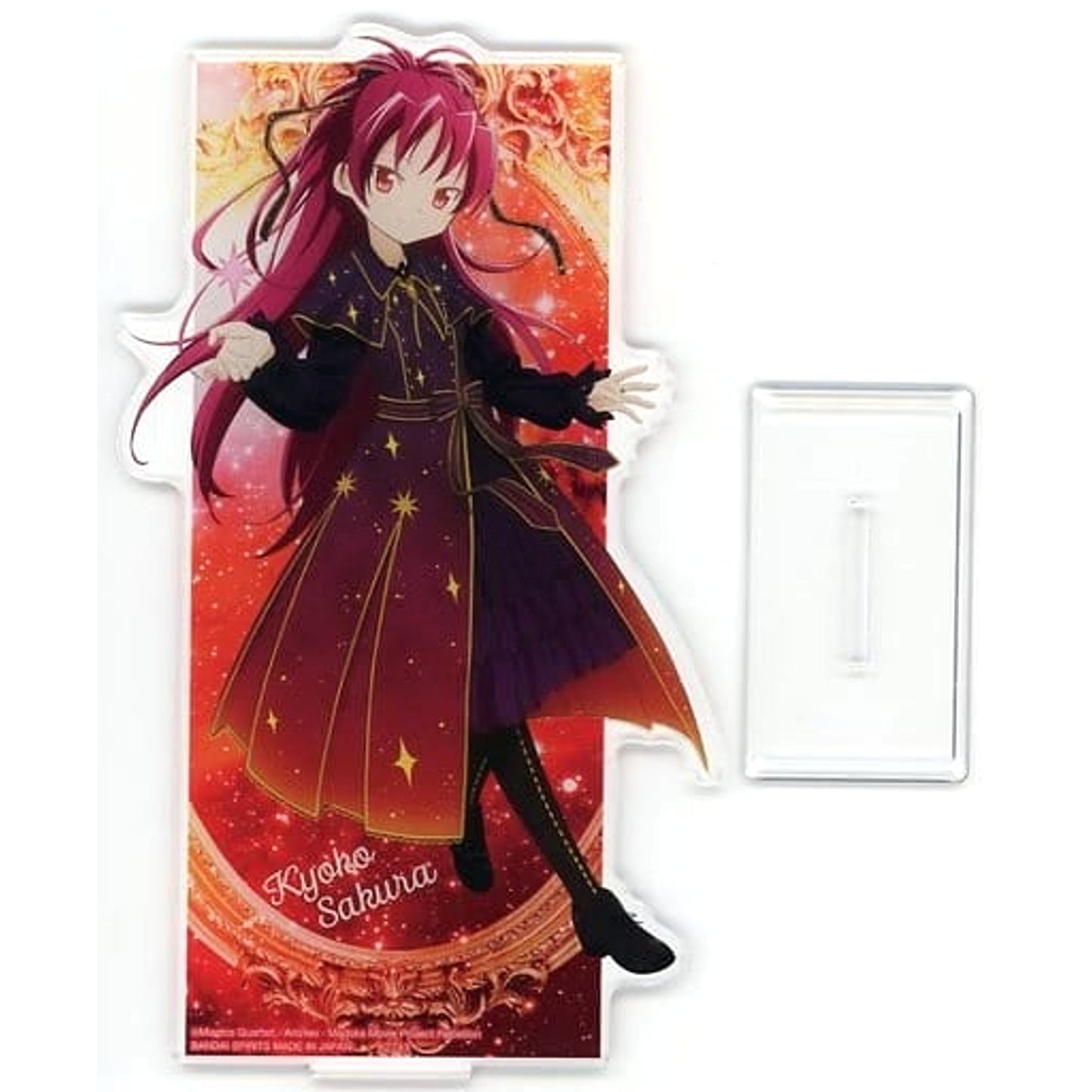 Puella Magi Madoka Magica Kyoko Sakura Ichiban Kuji Starlightmagiccraft Original Illustration Big Acrylic Stand Prize E Acrylic Stands [USED]