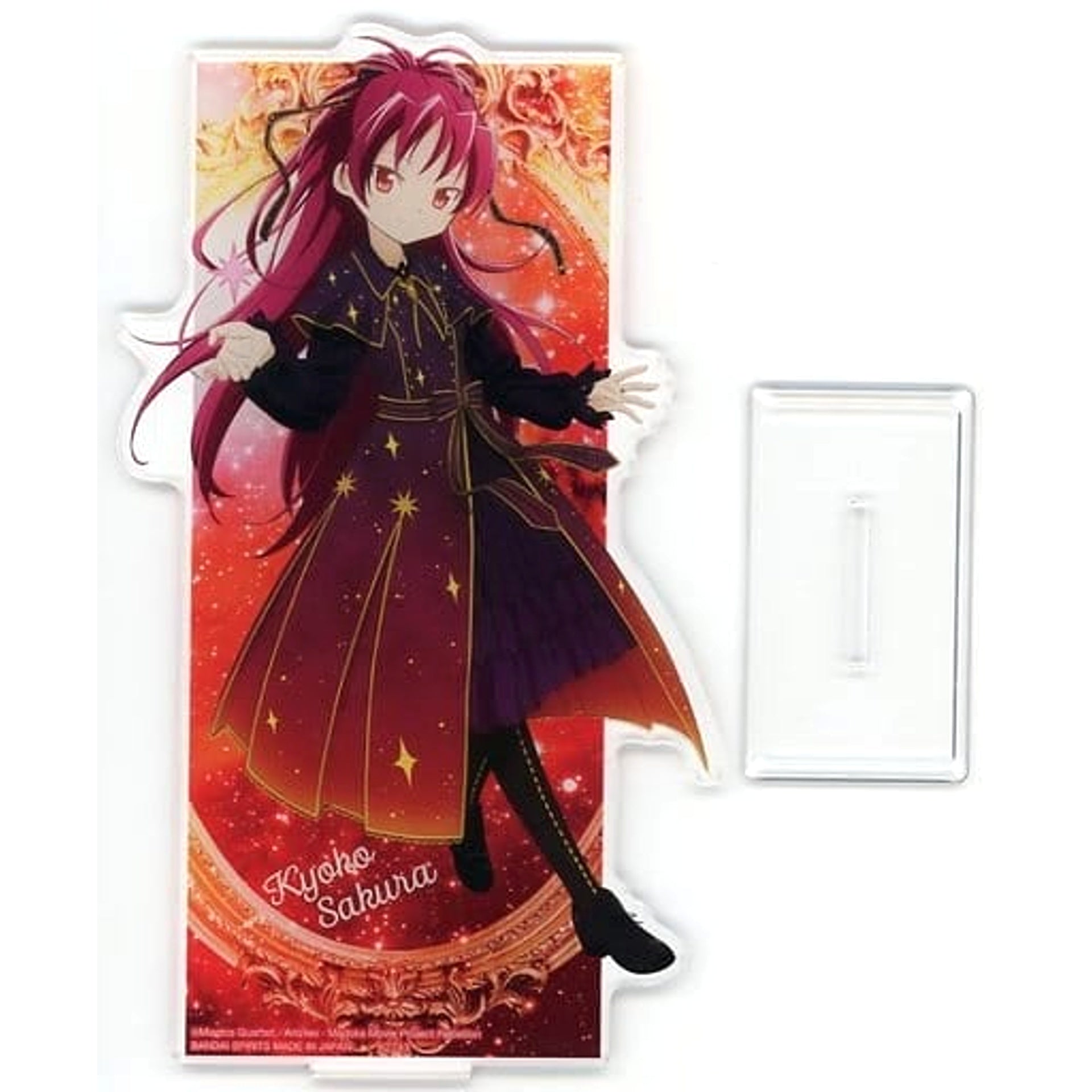 Puella Magi Madoka Magica Kyoko Sakura Ichiban Kuji Starlightmagiccraft Original Illustration Big Acrylic Stand Prize E Acrylic Stands [USED]
