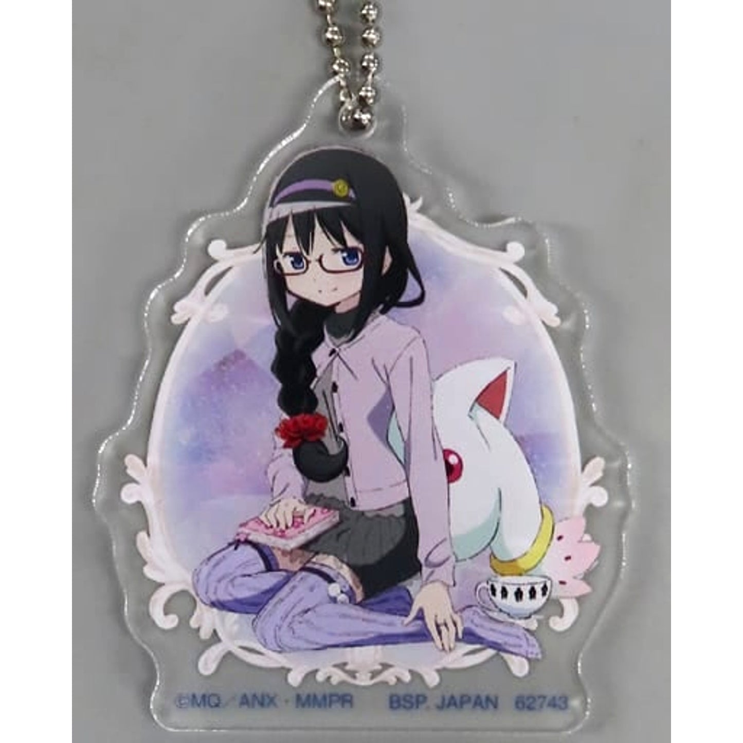 Puella Magi Madoka Magica Homura Akemi Ichiban Kuji Starlightmagiccraft Magical Girl Acrylic Mascot Prize J Acrylic Item [USED]