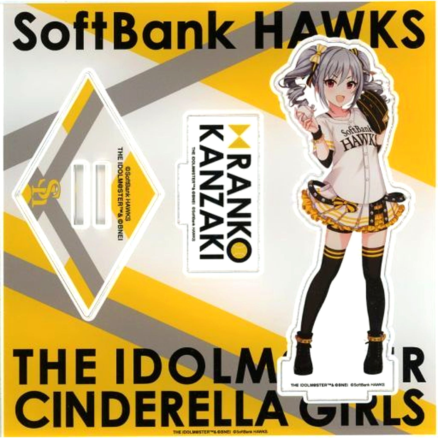 Ranko Kanzaki The Idolm@ster Cinderella Girls Acrylic Stand Fukuoka SoftBank HAWKS [USED]