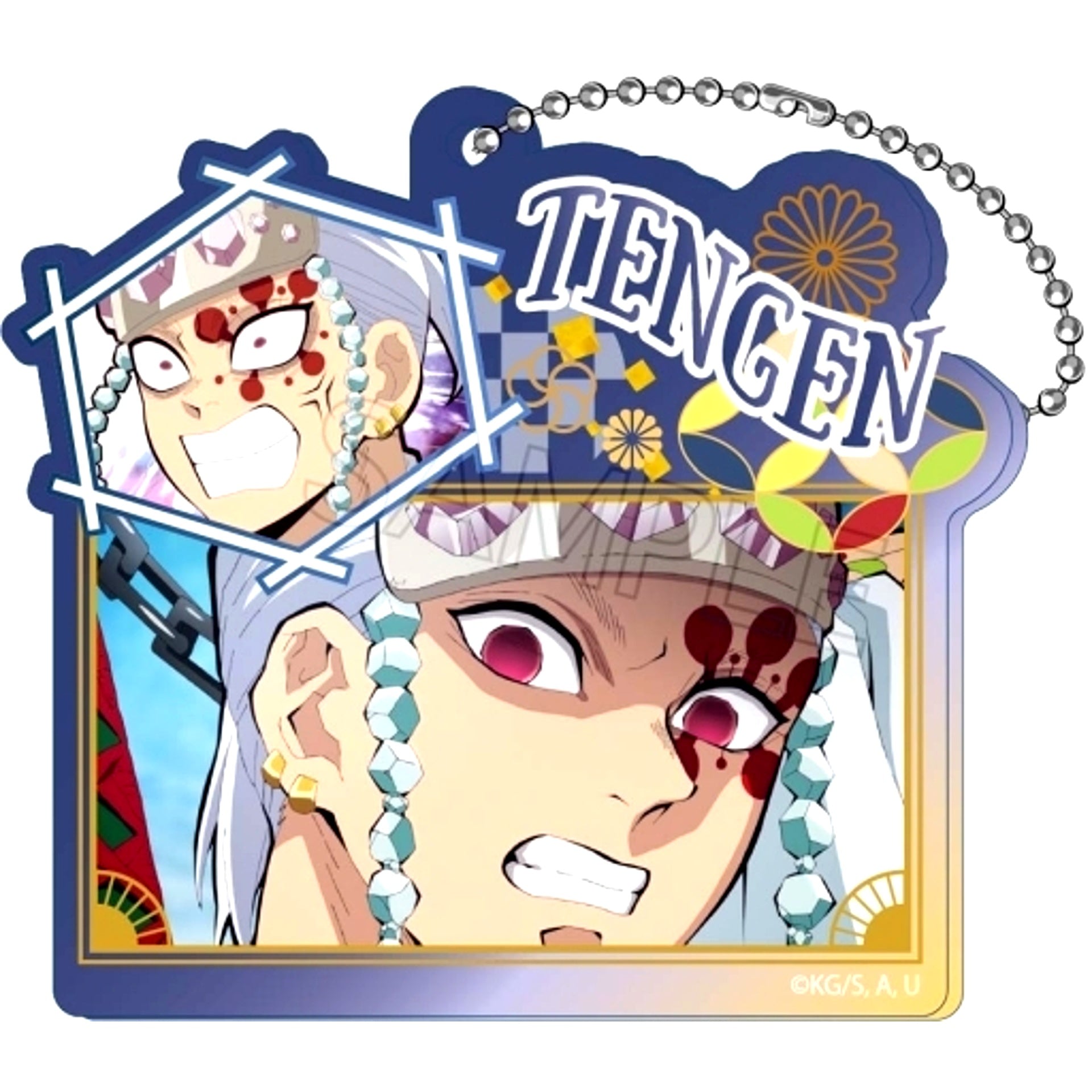 Tengen Uzui Demon Slayer: Kimetsu no Yaiba Collage Acrylic Keychain Vol.2 [USED]