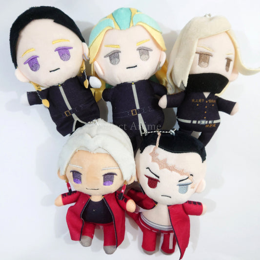 Ran Haitani, etc. Tokyo Revengers Petitfuwa Stuffed Toy Petit Fuwa Plush Toys Vol.3 All 5 Types Set Mascot [USED]