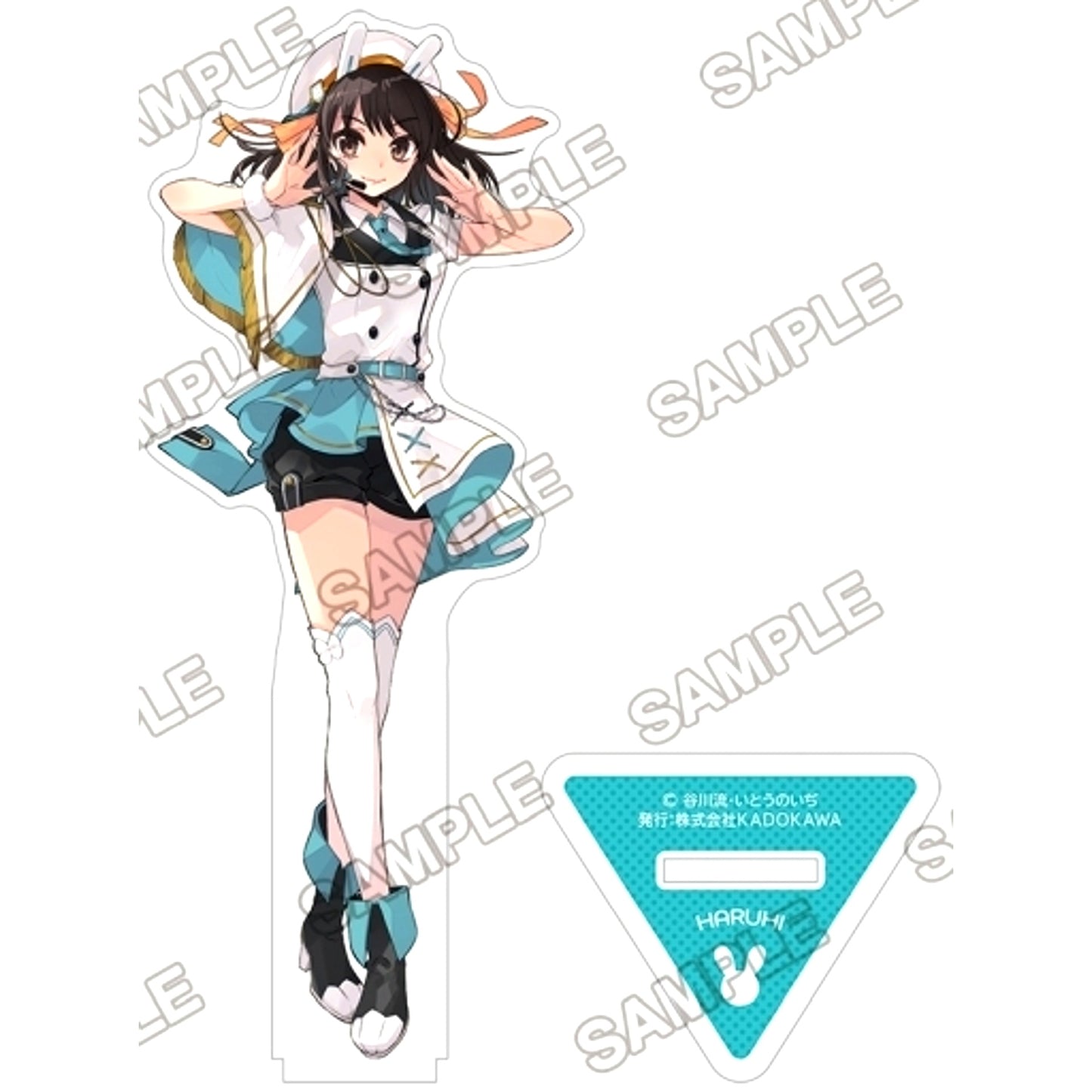 Haruhi Suzumiya Kadokawa Sneaker Bunko 35th Anniv Illustration Acrylic Stand Haruhi Suzumiya Series [USED]